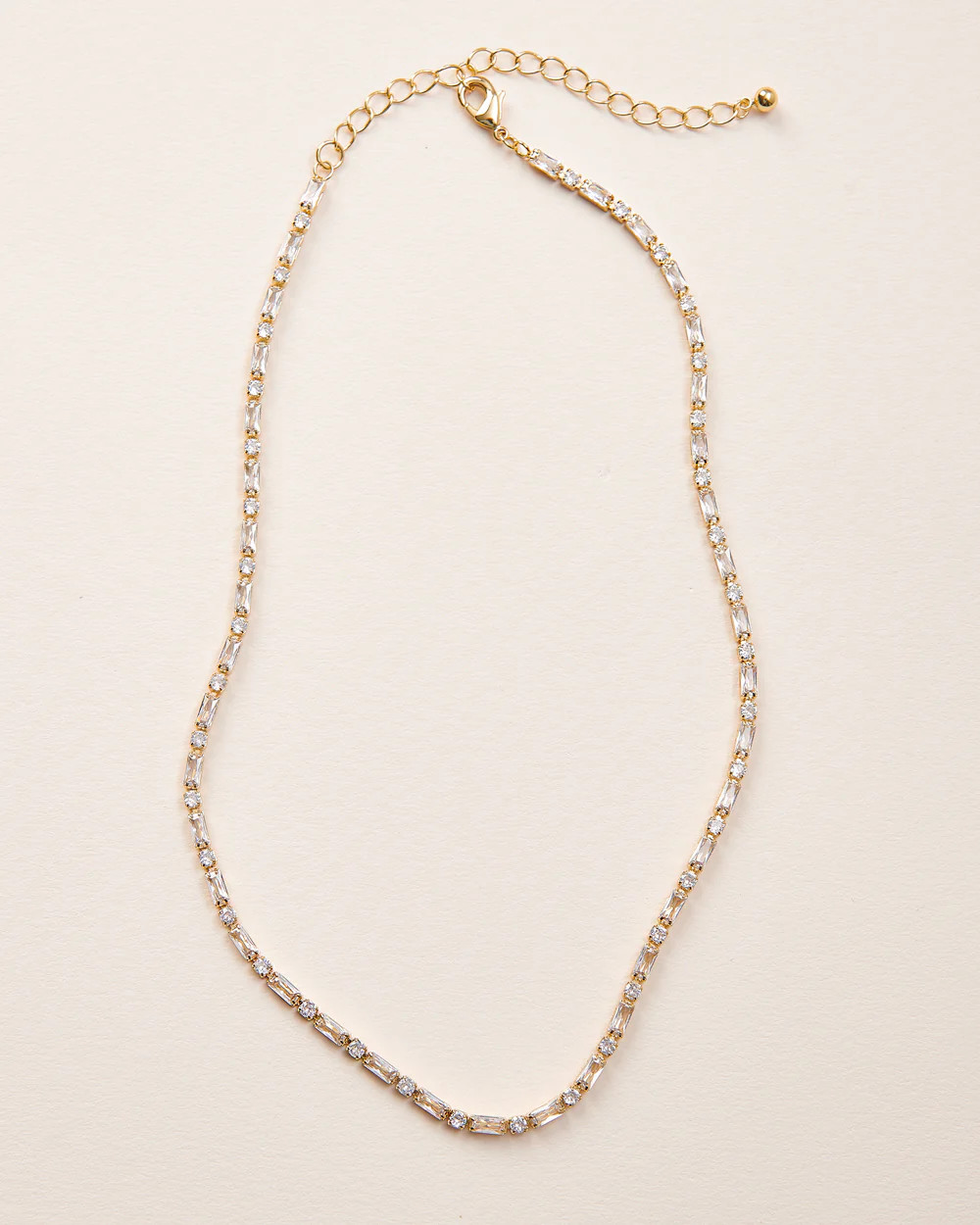 Zara CZ Tennis Necklace | Dareth Colburn