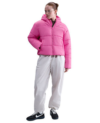 Women's Therma-FIT Hooded Puffer Jacket | Macy's