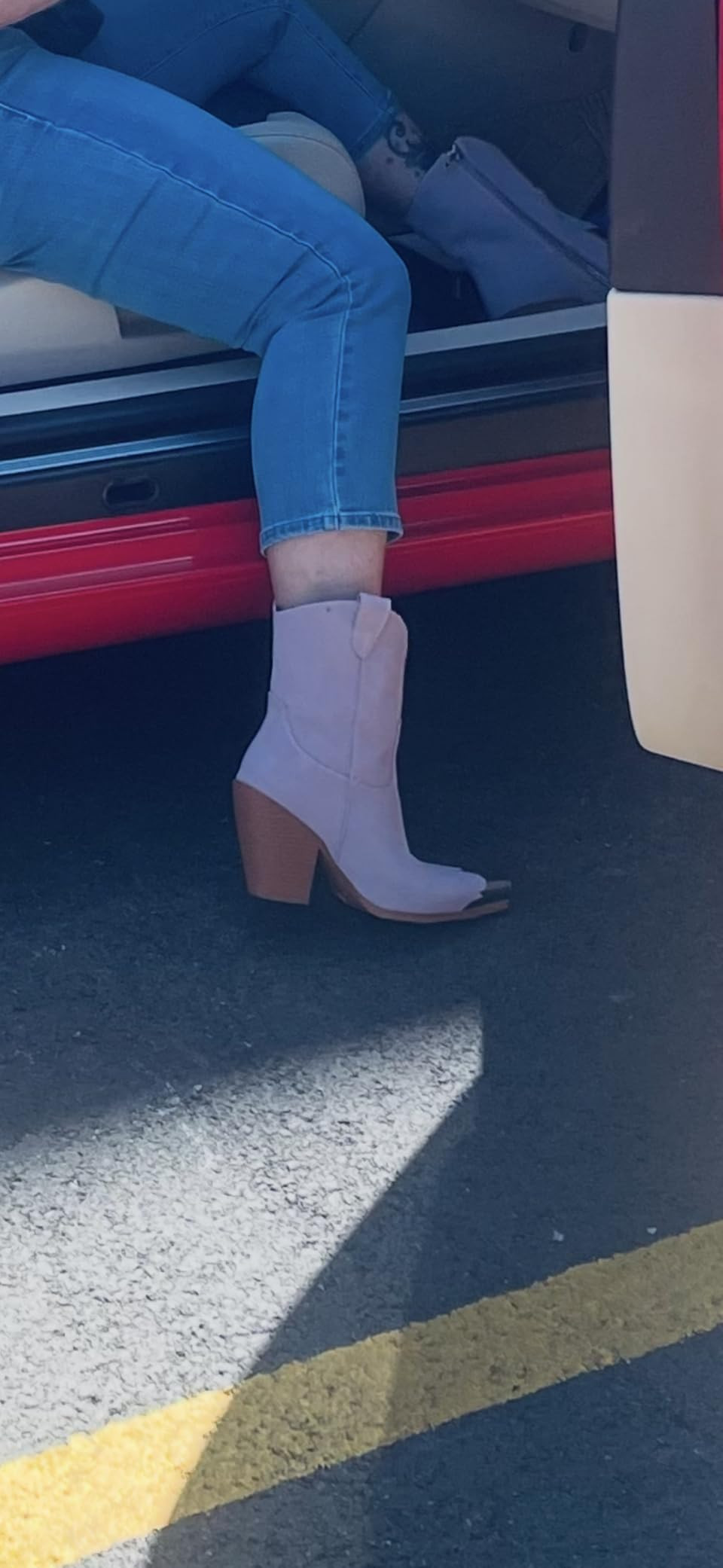 keleimusi Women's Western Cowgirl Ankle Boots Stacked Block Heel Cowboy Booties Steel Toe Heeled ... | Amazon (US)