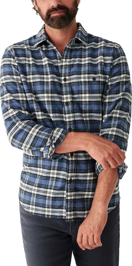 Faherty Seaview Stretch Flannel Button-Up Shirt | Nordstrom | Nordstrom