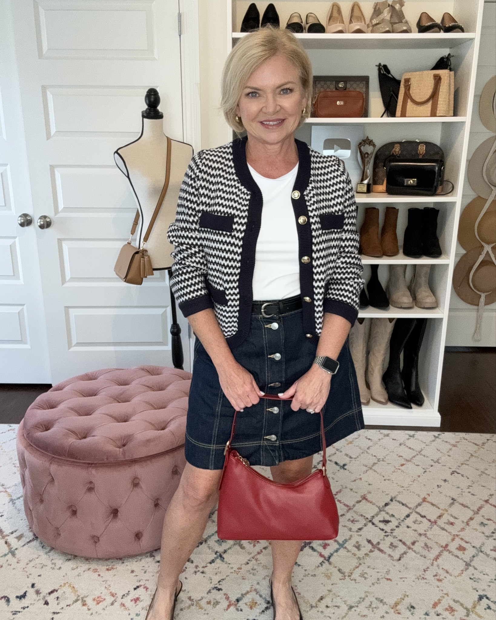 One skirt 3 ways! Loving this a-line denim skirt from Free Assembly at Walmart! So cute to style for these early Fall looks. I'm wearing size 6 skirt and Small in everything else. 

Fall outfit
Fall dress
Denim skirt
Clogs
Kitten heels
Sling backs 
Petite
Over 50

#LTKStyleTip #LTKFindsUnder50 #LTKVideo