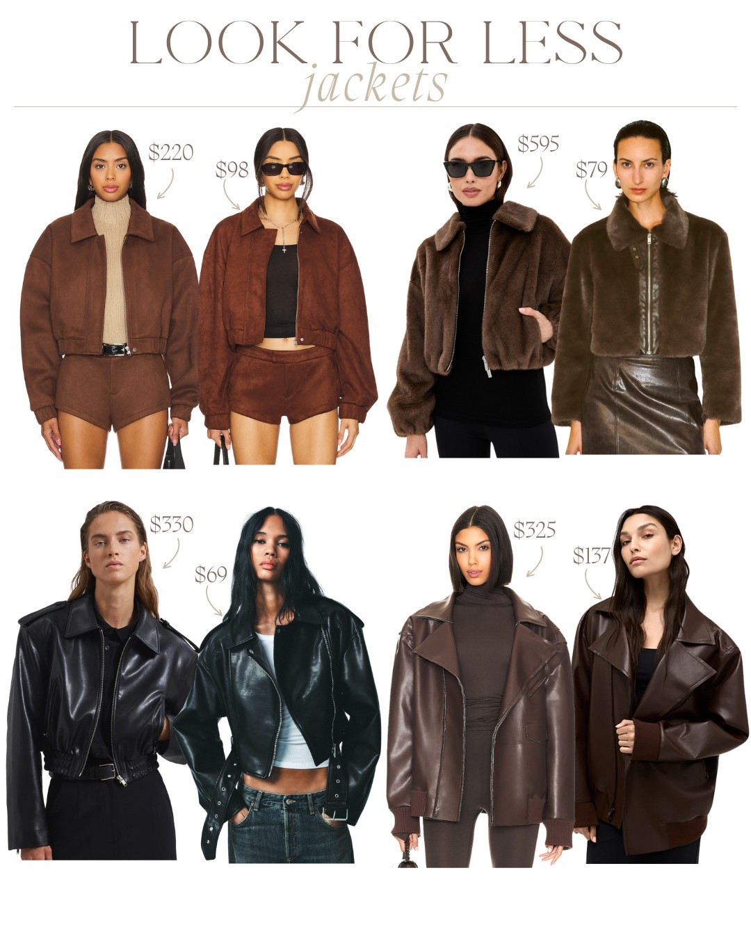 Look for less: Jackets edition. Sharing my more affordable options of my most worn jackets.


#LTKSeasonal #LTKFindsUnder100 #LTKStyleTip