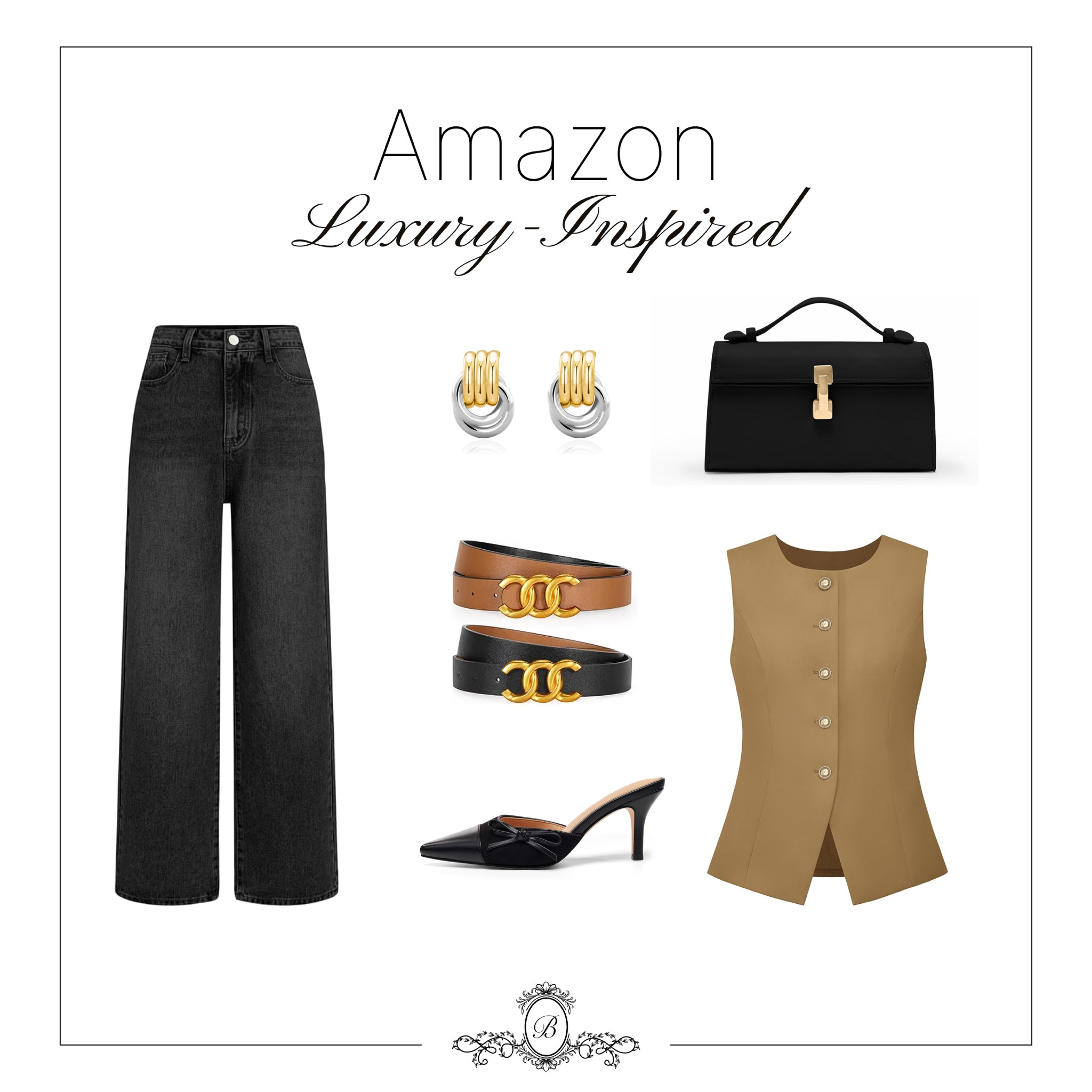 Amazon luxury inspired pieces. #classicchic #luxuryfashion

#LTKStyleTip #LTKFindsUnder100 #LTKMostLoved
