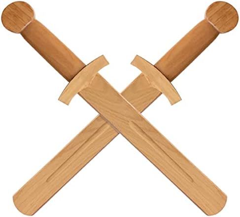 Firesofheaven Wooden Knife Axe Sword Roman Western Wooden Sword Handmade Light Wooden Sword Set O... | Amazon (US)