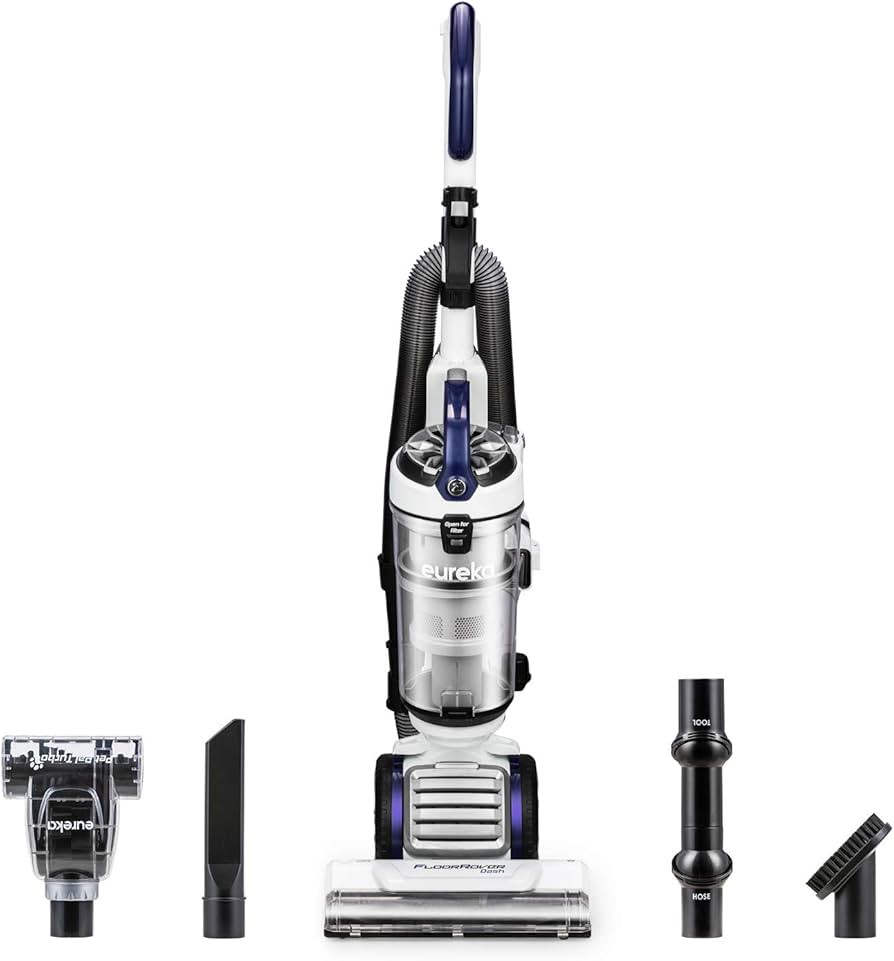 Eureka FloorRover Bagless Upright Pet Vacuum Cleaner, Suctionseal, Swivel Steering for Carpet and... | Amazon (US)