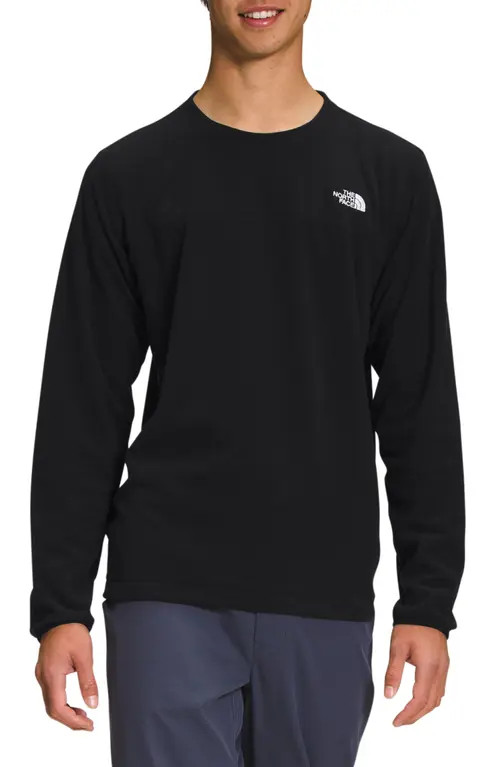 The North Face TKA Glacier Crewneck Sweatshirt in Tnf Black at Nordstrom, Size X-Large | Nordstrom