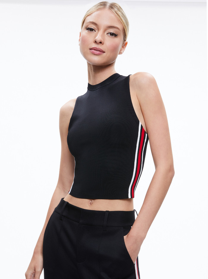 DARINA MOCK NECK TANK | Alice + Olivia