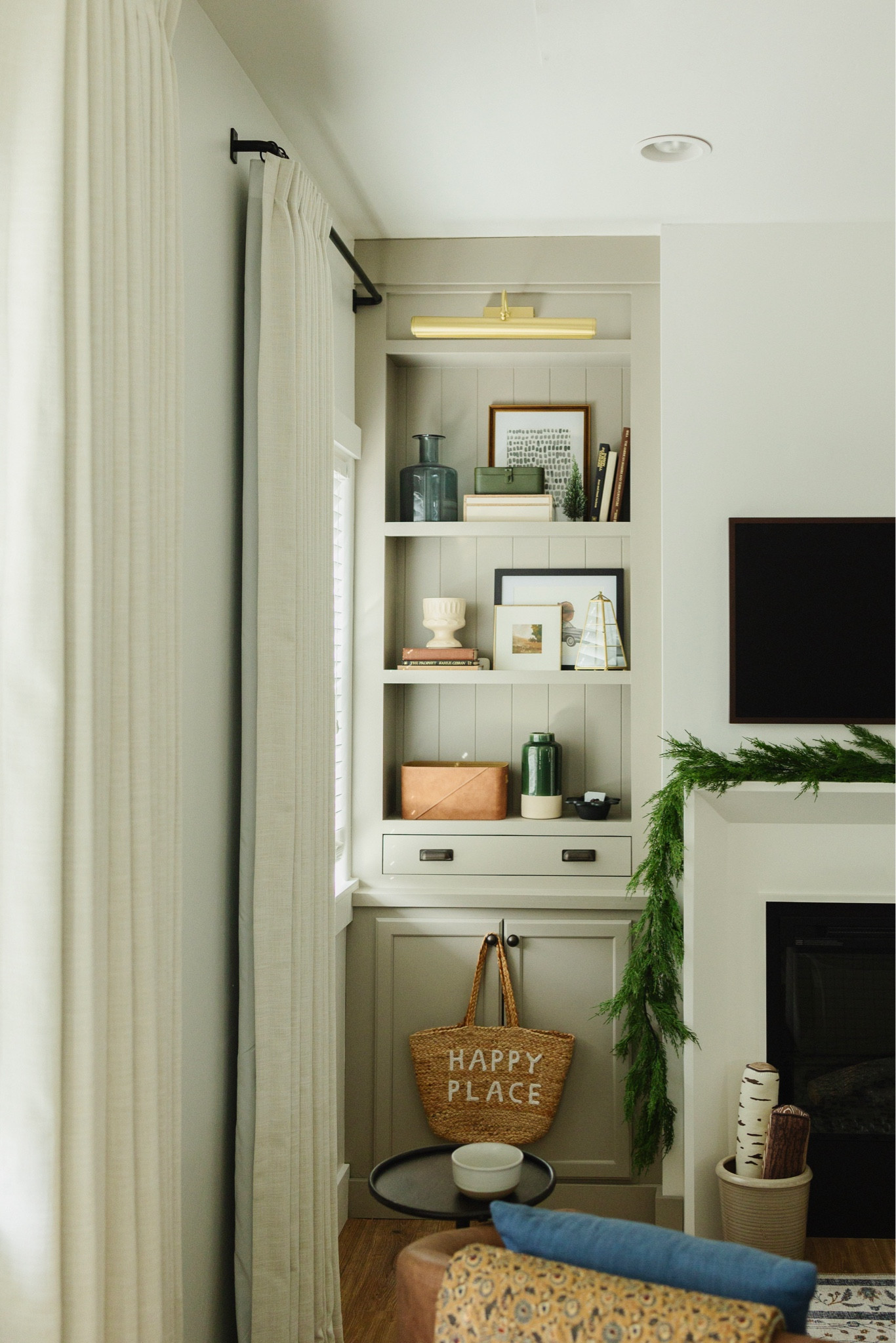 Hanging these gorgeous custom curtains from @homerilla_official lit a fire under my bum to trim out the windows in my primary bedroom and put baseboards back in after not having any for 2 years. 🤭

I replaced the curtain rod with a french rod, made it extra long (more on that soon!), and installed the drapes higher and wider than the window. Look at the difference that makes! Feels so luxe in here. Another step closer to making our room feel like a relaxing retreat. ✨

👉🏻 Use code TFNY60 for 18% off your order

Details:
Lille Polyester Linen Drape Pleated 
Color: Ivory White 
Hanging Header Style: Double Tailored Pleat Lining Type: Blackout


#LTKhome