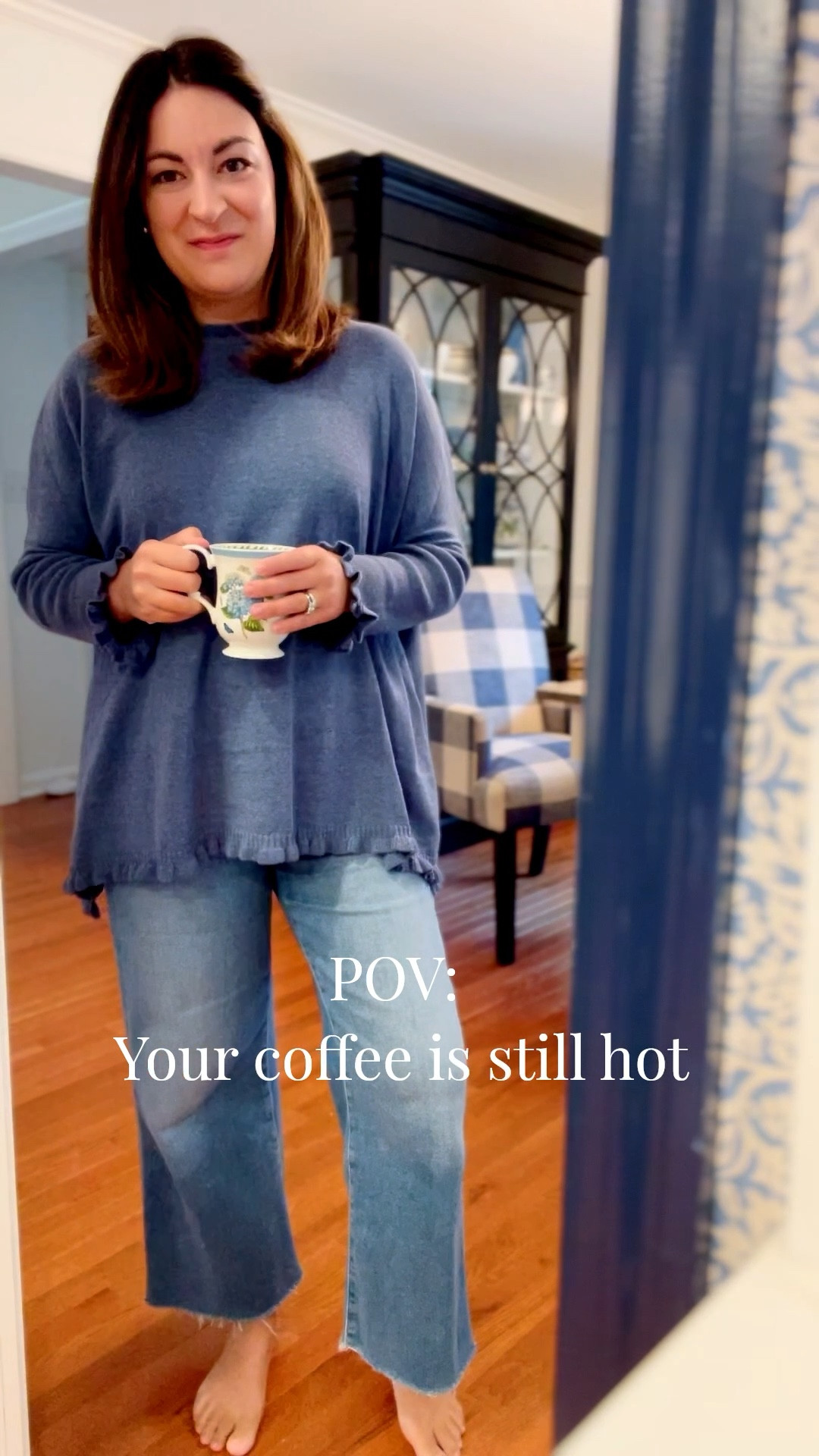 Cozy in my Catalina cotton sweater on a chilly morning ❤️ #gifted

#LTKSeasonal