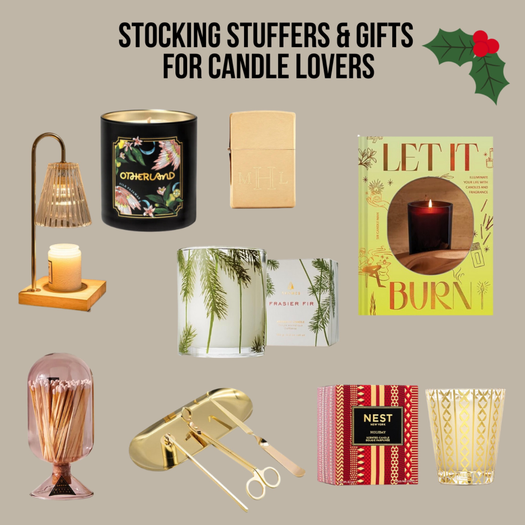 Stocking stuffers and gifts for candle lovers! I also threw in a cute stocking just because.🎄❤️

Nest Candle, Holiday Candle, Amazon, Etsy 



#LTKGiftGuide #LTKCyberWeek #LTKHoliday