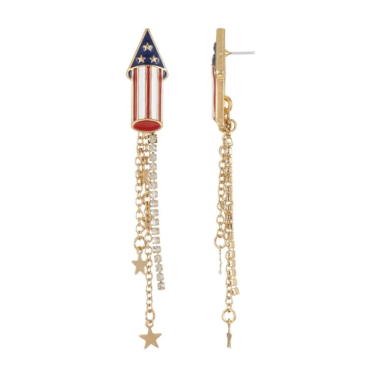 Way to Celebrate Americana Firecracker Earrings | Walmart (US)