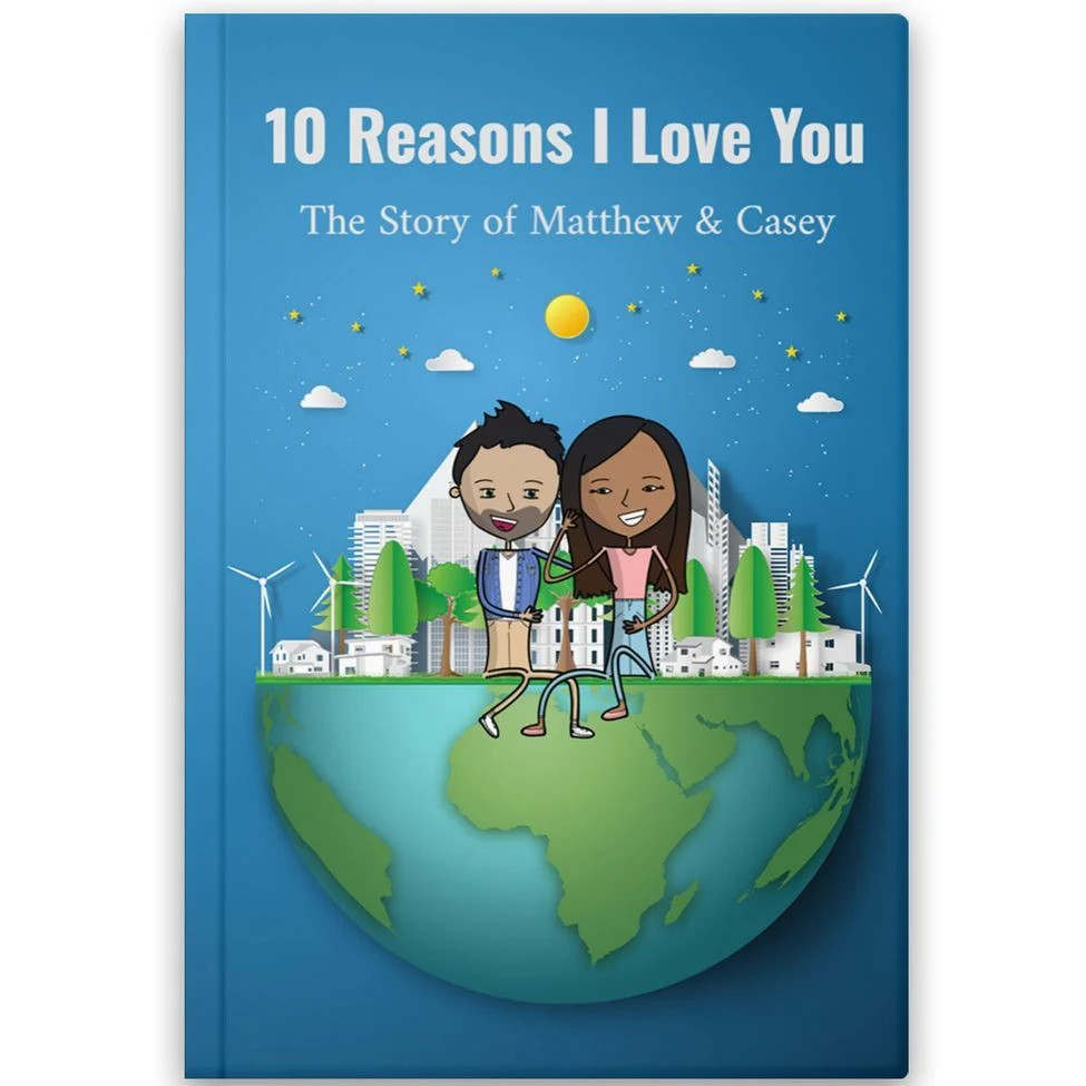 Personalized Love Book | 10 Reasons I Love You | Gift for Valentine's Day, Anniversary, Birthday ... | LoveBook