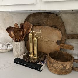 Found Wood Cutting Board With Handle | Antique Farm House