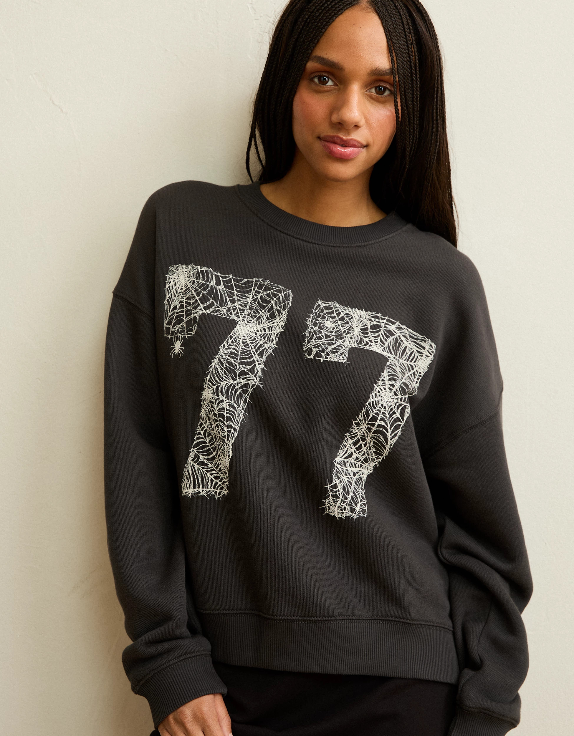 AE Halloween Graphic Sweatshirt | American Eagle Outfitters (US & CA)