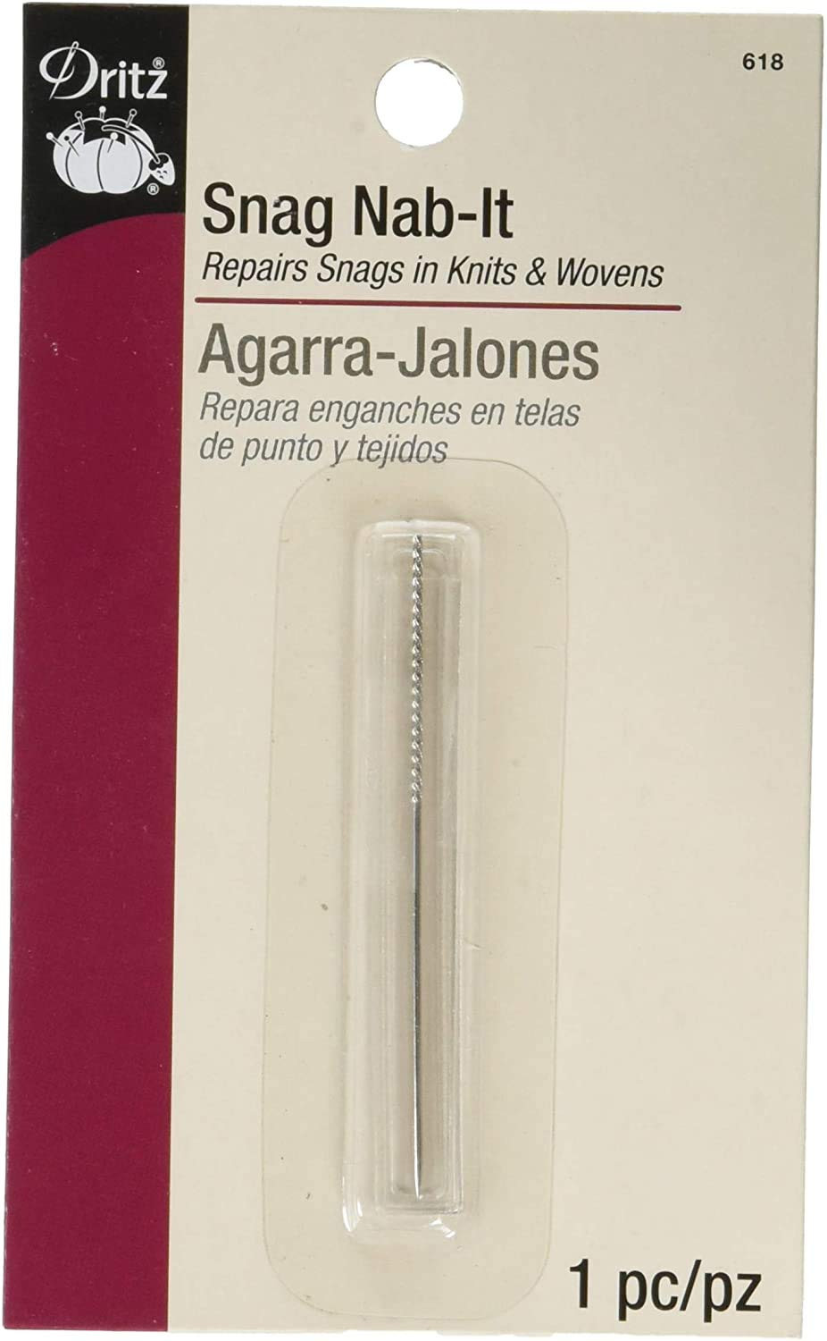 Dritz 618 Snag Nab-It Tool, 2-1/2-Inch 2 Pack | Amazon (US)