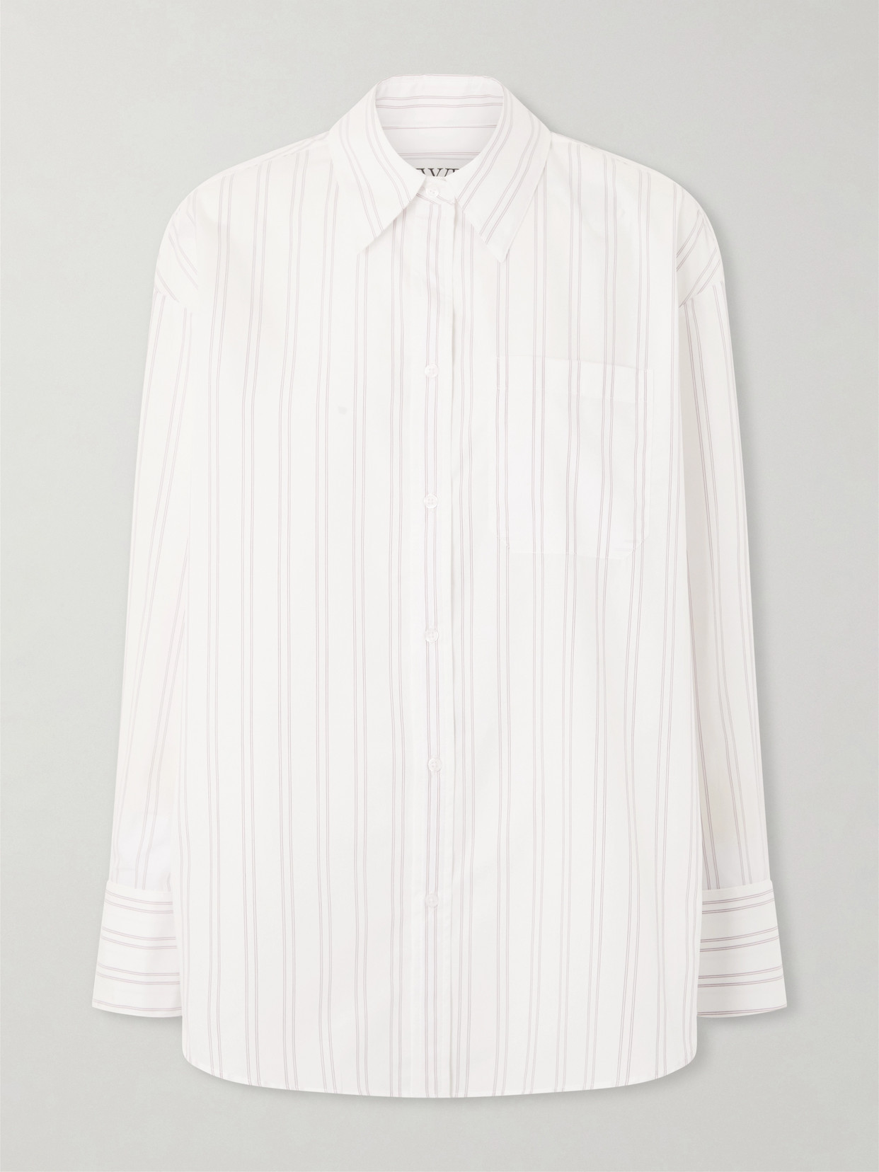 TWP - Big Joe Striped Cotton-poplin Shirt - White | NET-A-PORTER (US)