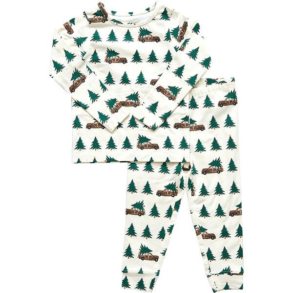 Kids Organic Pajama Set, Tree Farm | Maisonette