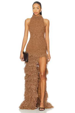 Zuleyha Kuru Selma Dress in Brown from Revolve.com | Revolve Clothing (Global)