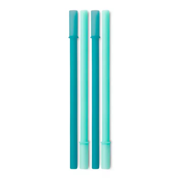 GoSili 4pk Silicone Kids' Reusable Straws | Target