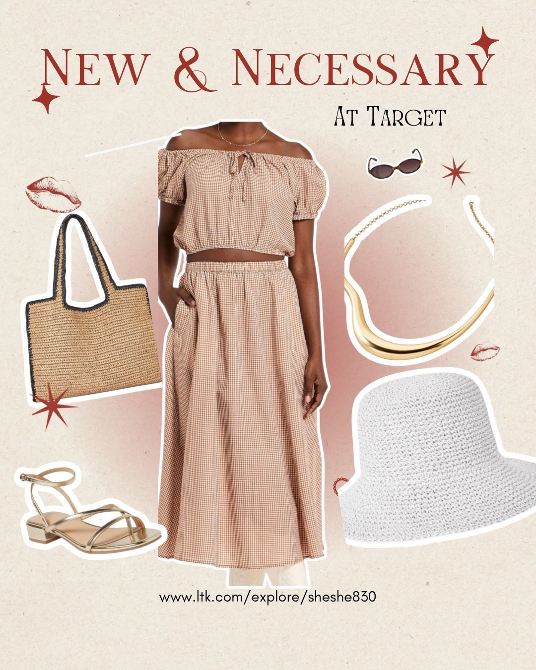 It's snowing again here in New England.
My soul is already in spring though.
Target has so many adorable new things.

Vacation outfits, resort wear, travel outfits, Easter outfits, gingham, sandals, tote baggs

#LTKSeasonal #LTKTravel #LTKWorkwear