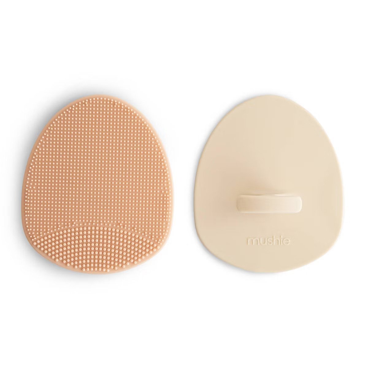 Mushie Cradle Cap Brush - Blush/Shifting Sand - 2pk | Target