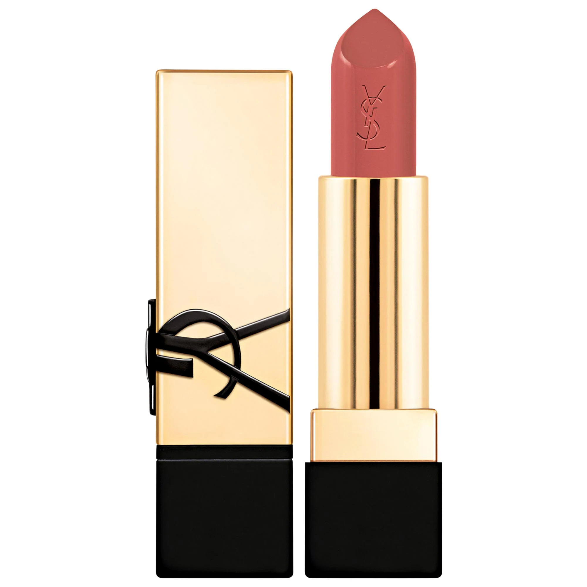 Yves Saint Laurent Rouge Pur Couture Caring Satin Lipstick with Ceramides N12 Nude Instinct 0.13 oz / 3.8 g | Sephora (US)