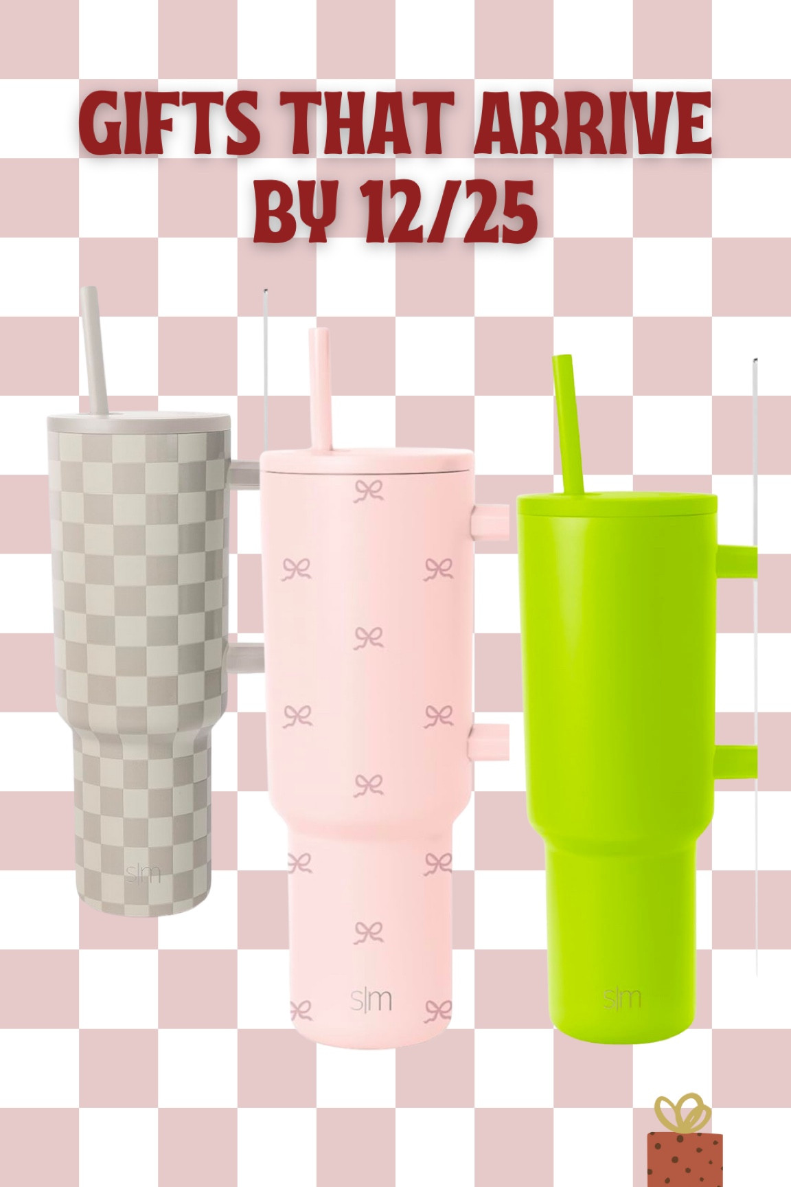 Simple modern tumbler arrives by Christmas great gift for anyone! 

#LTKHoliday #LTKSeasonal #LTKGiftGuide