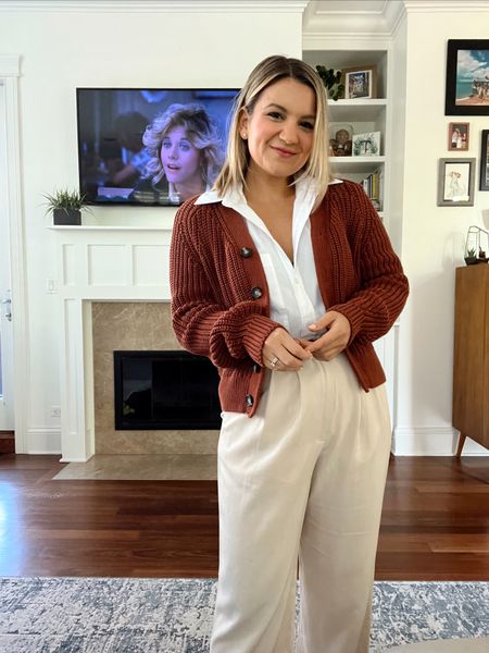 When Harry Met Sally costume idea!
Sweater/shirt - old but similar linked 
Trousers - run true to size in regular sizing and a little small in petite 
Rom com outfit
Meg Ryan outfit

#LTKHalloween #LTKSeasonal