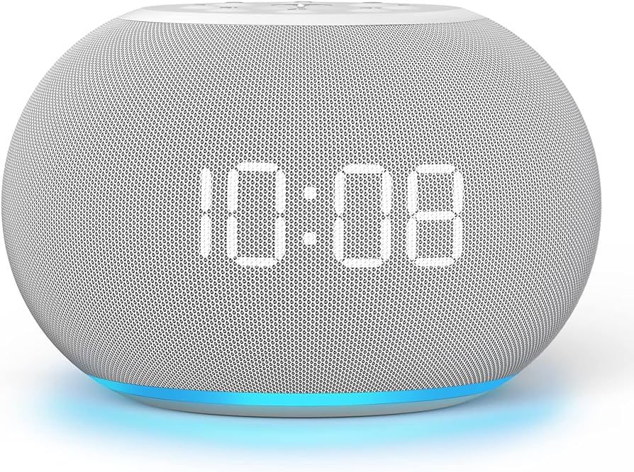 Reacher Auto-Dimmable Sound Machine Alarm Clock with Night Light, 20 Soothing Sounds, LED Digital... | Amazon (US)