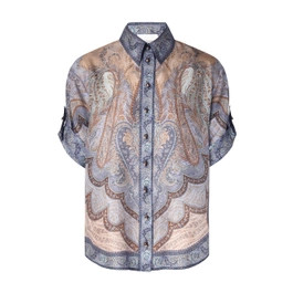 Wanderlust Short Sleeve Shirt - Tapestry Blue Multi            
        
            

    
    
... | ZIMMERMANN (US, CA, EU, MENA)