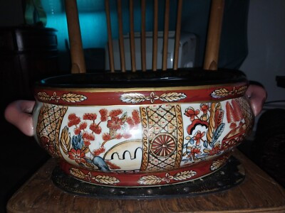 Vintage chinese porcelain foot bath | eBay US
