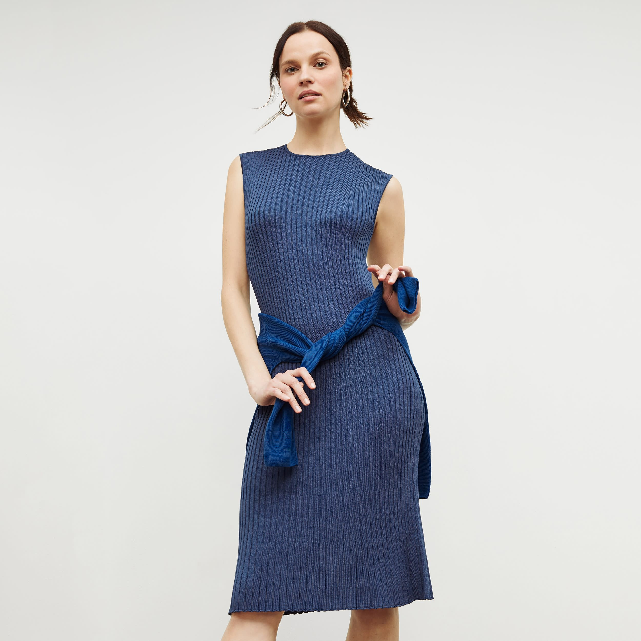 Dylan Dress - Slinky Knit :: Adriatic Blue | MM LaFleur