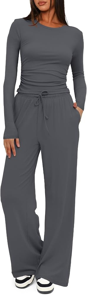 Darong Women's 2 Piece Matching Lounge Sets 2026 Fall Casual Outfits | Amazon (US)