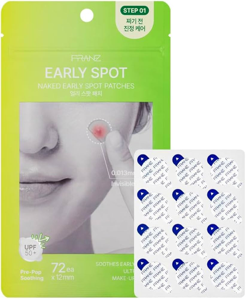 FRANZ Early Spot Pimple Patch – Ultra-Thin, Breathable Cover for Initial Blemishes with Cica, T... | Amazon (US)