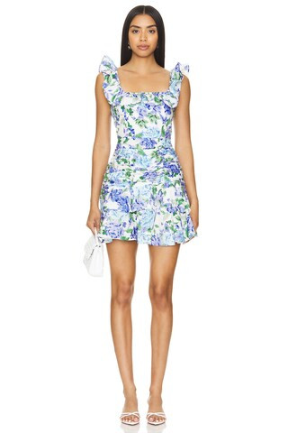 Yumi Kim Frankie Dress in Dreamland Cyan from Revolve.com | Revolve Clothing (Global)