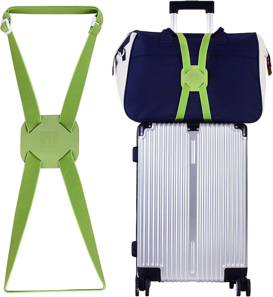 Luggage Straps Bag Bungees for Add a Bag Easy to Travel Suitcase Elastic Strap Belt | Amazon (US)