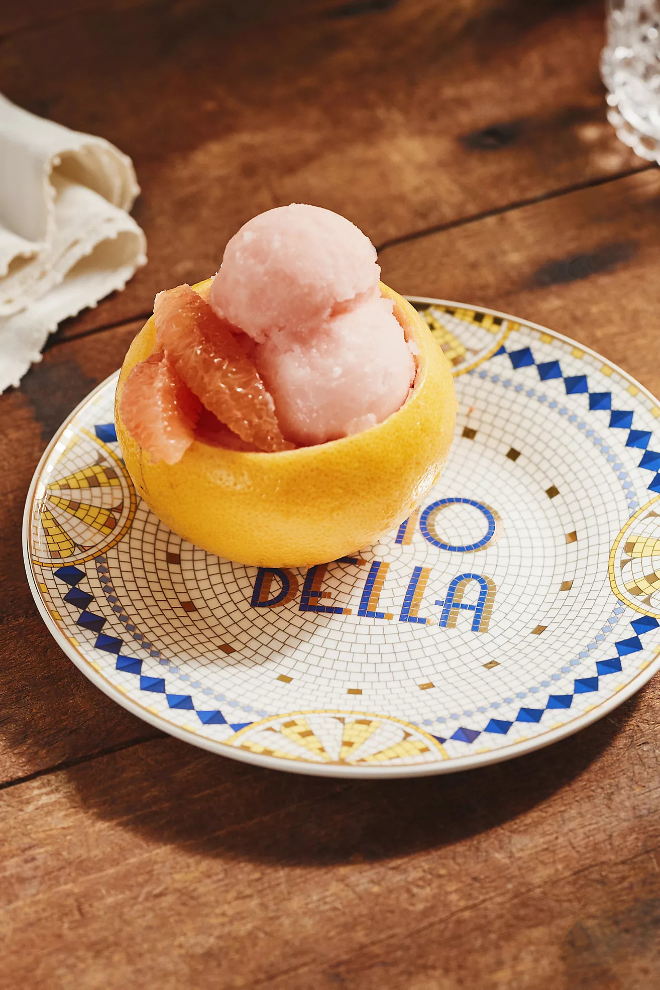 The Bistro Tile Stoneware Dessert Plate: Italia Edition | Anthropologie (US)