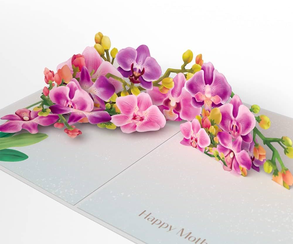 Lovepop Happy Mother’s Day Orchid Pop-Up Card, 5 X 7 Pop Up Card, Thoughtful Card for Mom, Pop ... | Amazon (US)