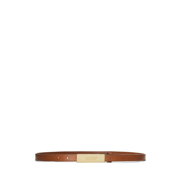 Logo Leather Skinny Belt | Ralph Lauren (UK)