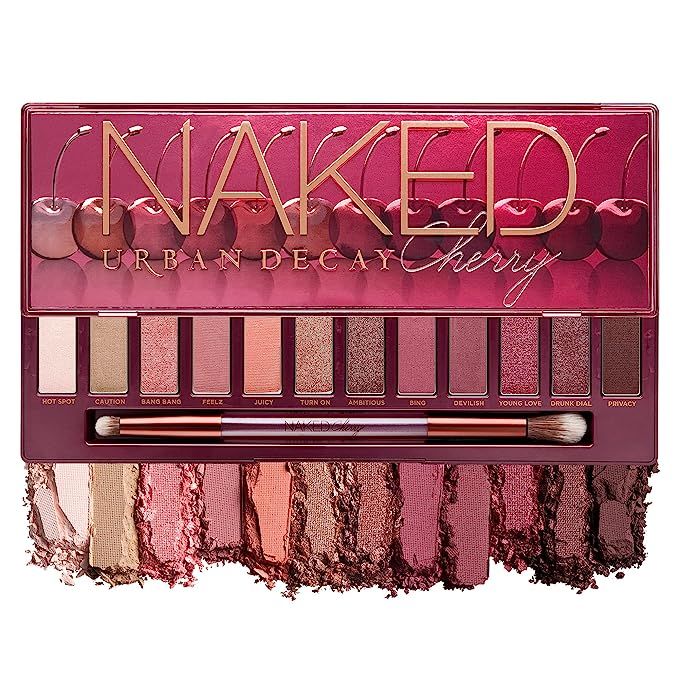 Urban Decay Naked Cherry Eyeshadow Palette, 12 Cherry Neutral Shades - Ultra-Blendable, Rich Colo... | Amazon (US)