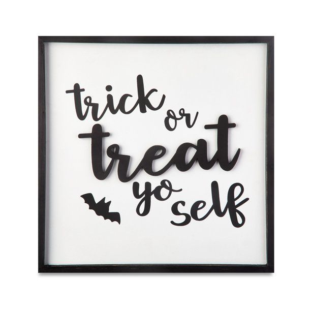 Way To Celebrate Dc 13 Inch Trick Or Treat Wall Decor - Walmart.com | Walmart (US)