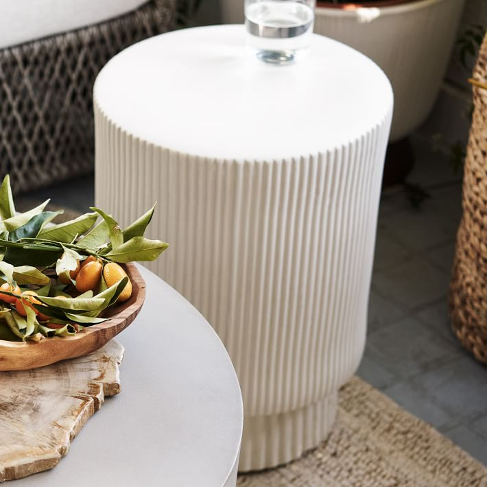 Fluted Side Table (13"–16") | West Elm (US)