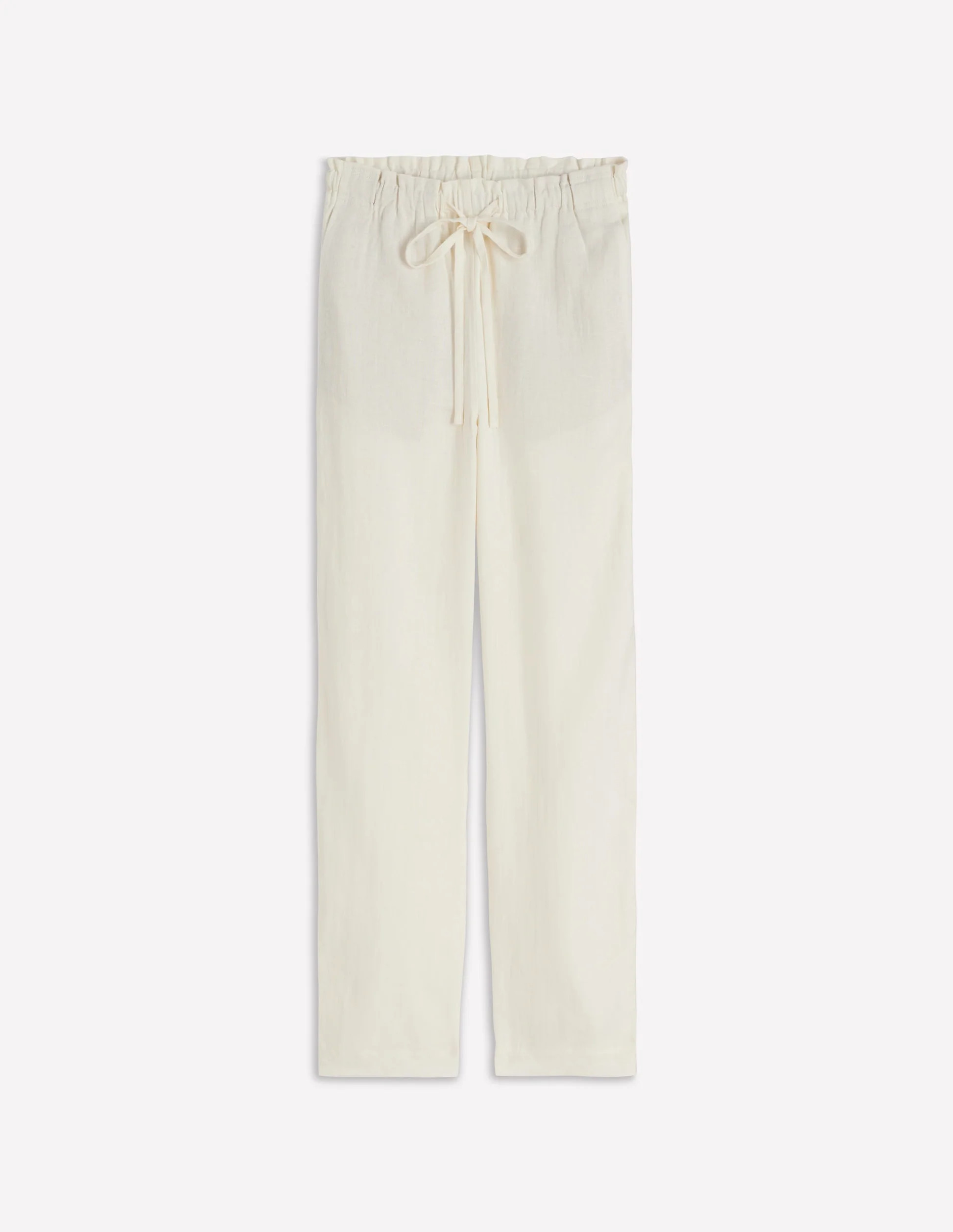 Islington Linen Crop Pants-Blue, Pink, Red Multistripe | Boden (US)