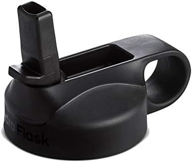 Hydro Flask Wide Mouth Insulated Sports Water Bottle Straw Lid , Black | Amazon (US)