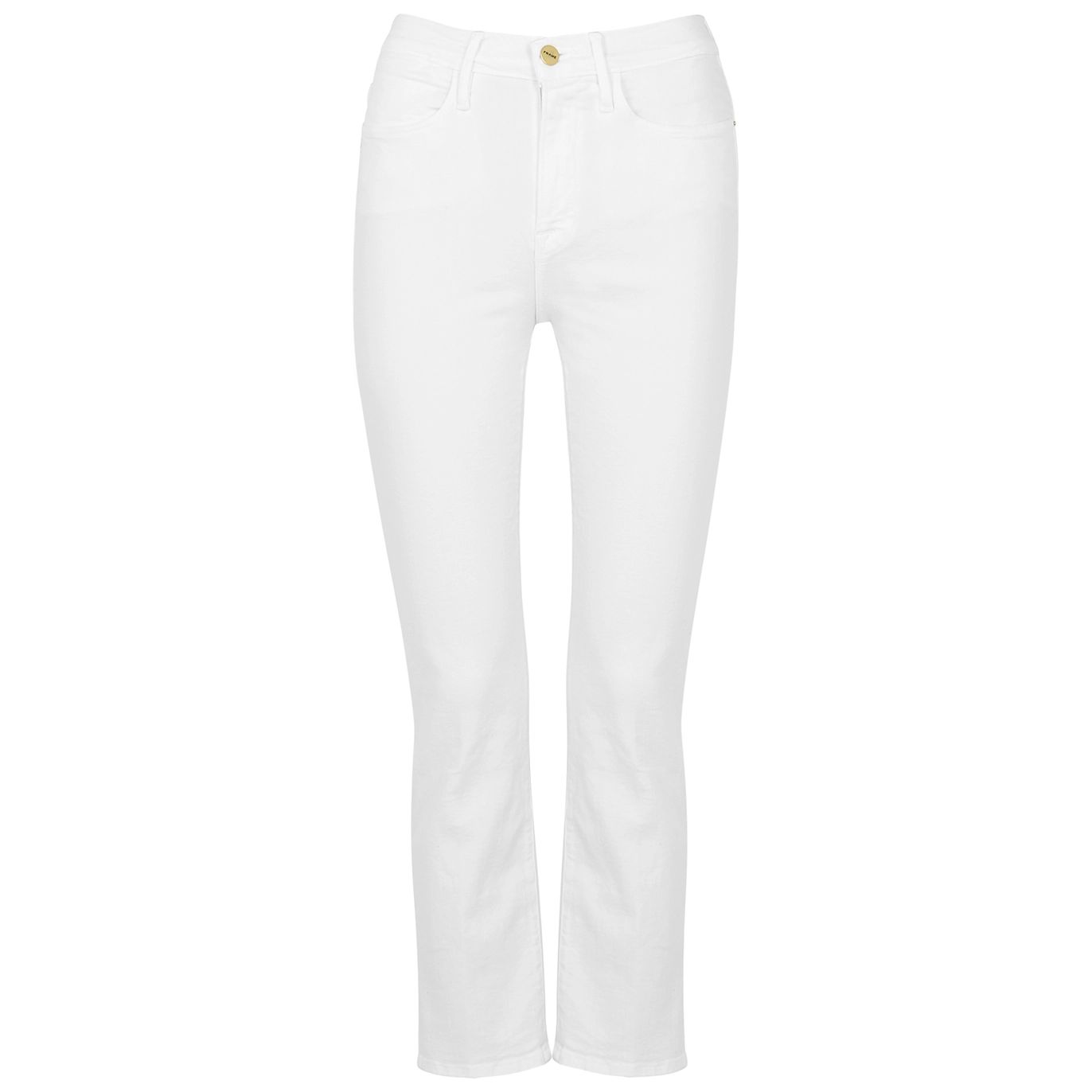 Frame Le High Straight White Jeans - W25 | Harvey Nichols (Global)