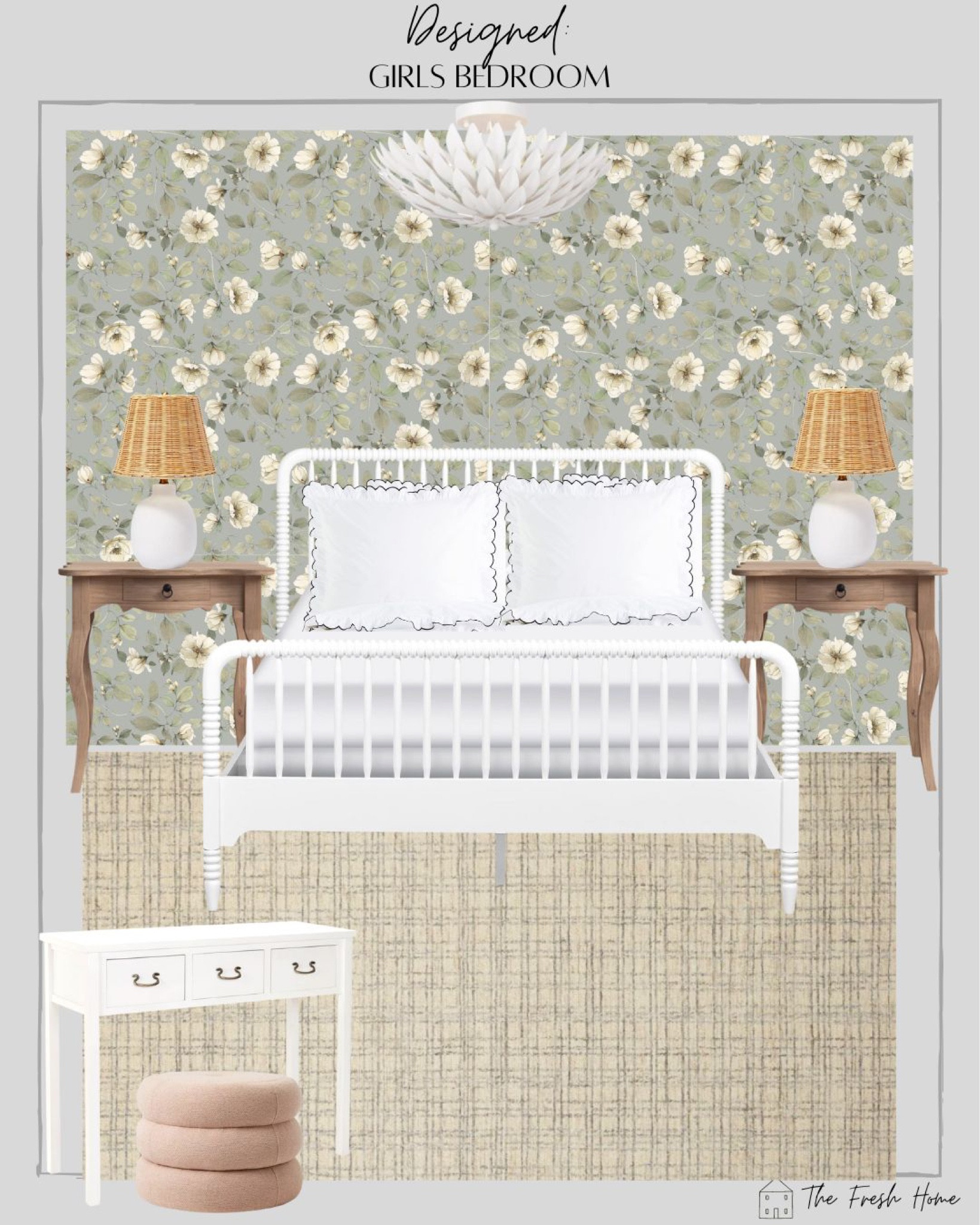 Girls bedroom. Teen Bedroom. Wallpaper. 

#LTKstyletip #LTKhome