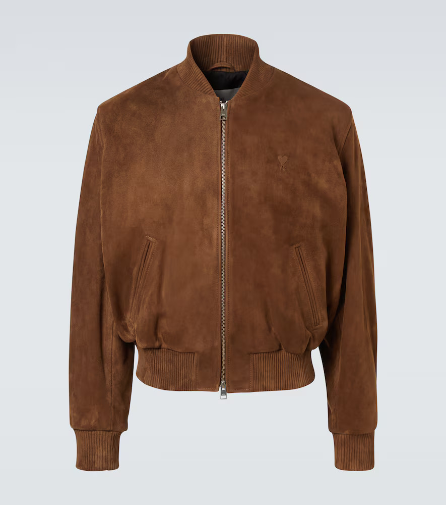 Ami Paris Suede jacket | Mytheresa (INTL)