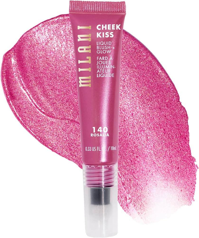Milani Cheek Kiss Blush + Glow Highlighter - 140 Rosalia | Amazon (US)