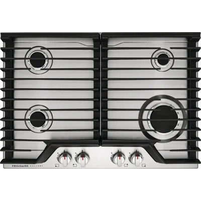 Frigidaire Gallery 30" Stainless Steel Natural Gas 4 Burner Cooktop | Wayfair North America