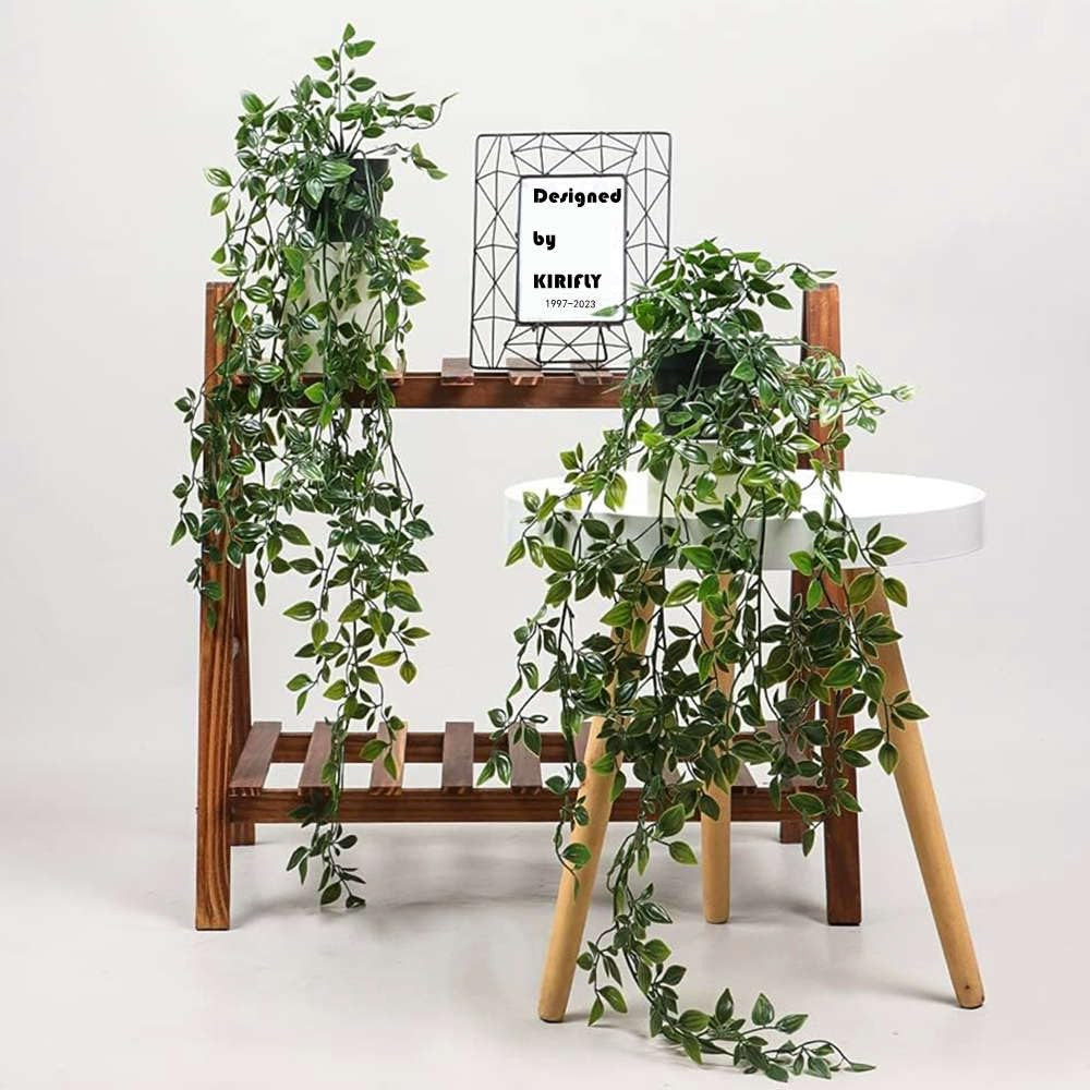 KIRIFLY Fake Plants Artificial Indoor Faux Hanging Plants Greenery Eucalyptus Green Décor 3 Pack... | Amazon (US)